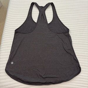 Lululemon Athletica dark gray Racerback Tank Top
